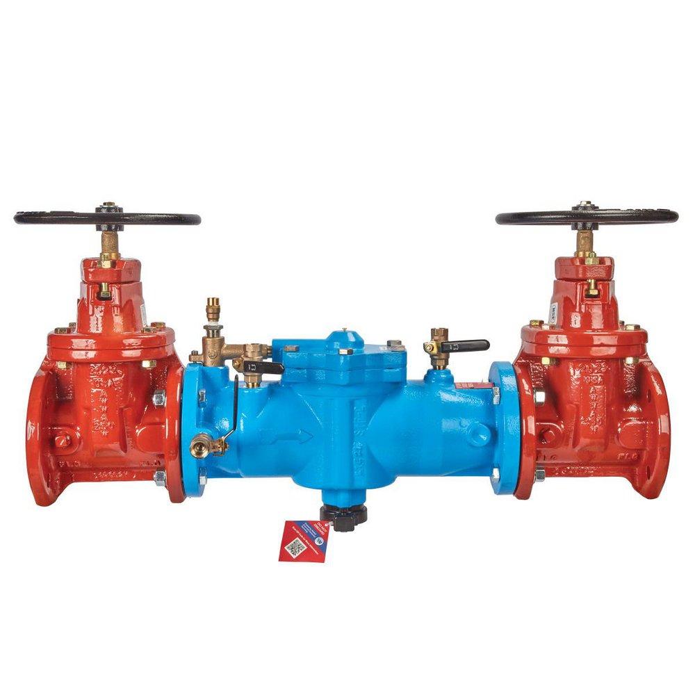 2-1/2 IN CAST IRON REDUCED PRESSURE ZONE BACKFLOW PREVENTER ASSEMBLY DOMESTIC NRS SHUTOFF ARMORTEK COATING BACKFLOW FLOOD SENSOR 
