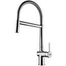 Single Handle Kitchen Faucet in Polished Chrome