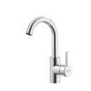 Single Handle Sink Faucet Bar Faucet in Stainless Steel