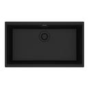 Franke Onyx 31 x 17-21/25 in. No Hole Granite Single Bowl Undermount Kitchen Sink 