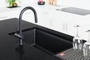 Franke Onyx 31 x 17-21/25 in. No Hole Granite Single Bowl Undermount Kitchen Sink 
