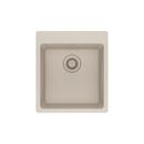 Franke Champagne 17-5/16 x 19-11/16 in. No Hole Dual Mount Granite Bar Sink 