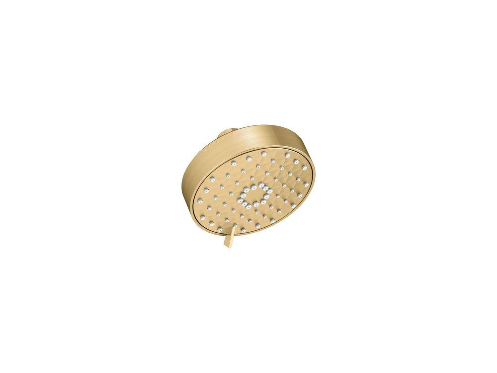 AWAKEN G110 THREE-FUNCTION SHOWERHEAD - 2.5 GPM VIBRANT BRUSHED MODERNE BRASS 