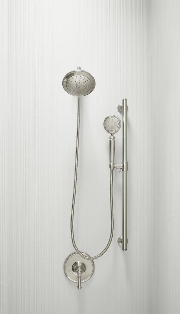 KOHLER Vibrant Brushed Nickel Single Function Hand Shower in (Shower Hose Sold Separately) 