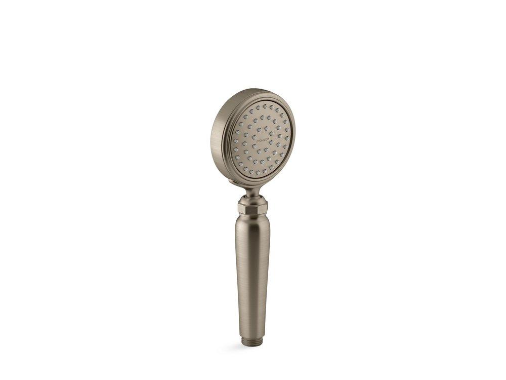 KOHLER Vibrant Brushed Bronze Single Function Hand Shower in (Shower Hose Sold Separately) 