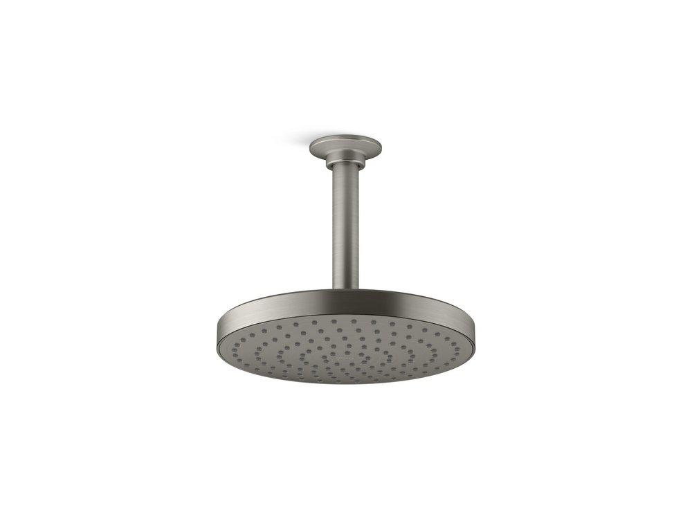 KOHLER Vibrant&reg; Brushed Nickel Single Function Showerhead 