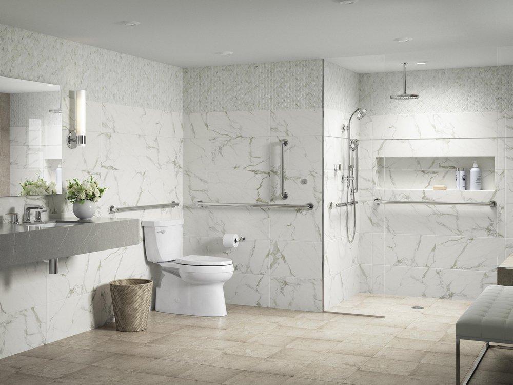 KOHLER Polished Chrome Single Function Showerhead 