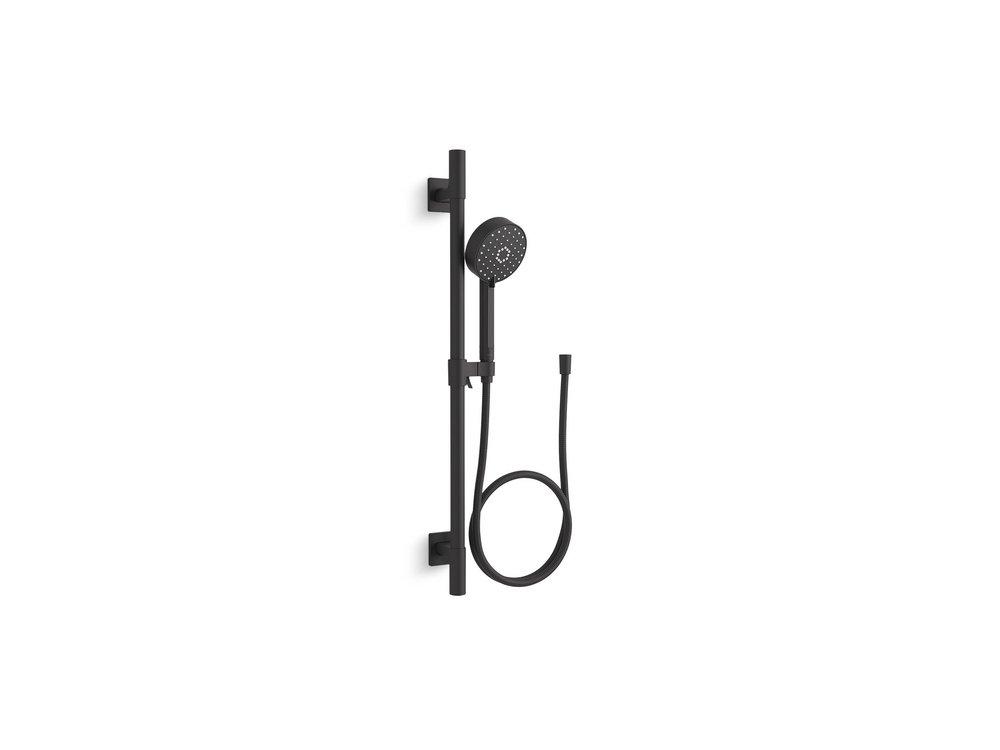 AWAKEN G110 24 IN. DELUXE FOUR-FUNCTION HANDSHOWER KIT - 2.5 GPM MATTE BLACK 
