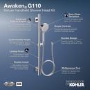 AWAKEN G110 24 IN. DELUXE FOUR-FUNCTION HANDSHOWER KIT - 2.5 GPM MATTE BLACK 