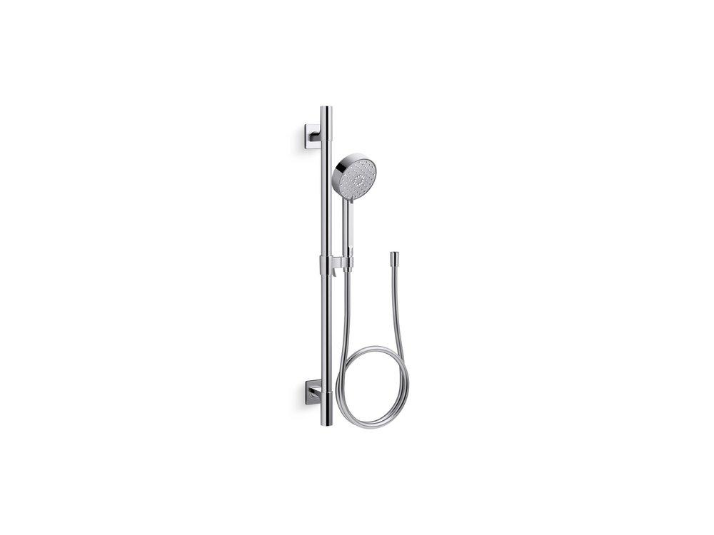 AWAKEN G110 24 IN. DELUXE FOUR-FUNCTION HANDSHOWER KIT - 2.5 GPM POLISHED CHROME 