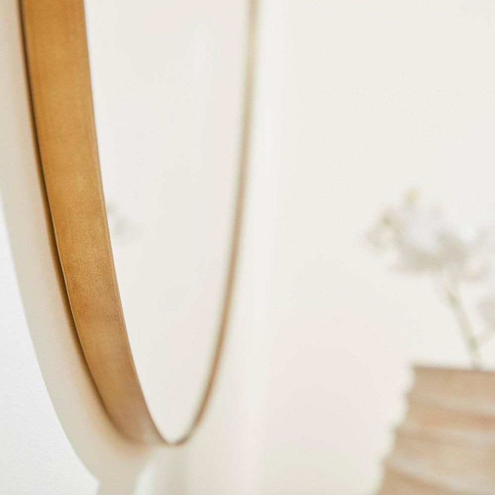 36" ROUND MIRROR - GLD 