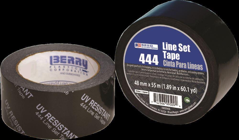 Berry 444 Line Set Tape 2, 60 Yards, 3 mil (Black)