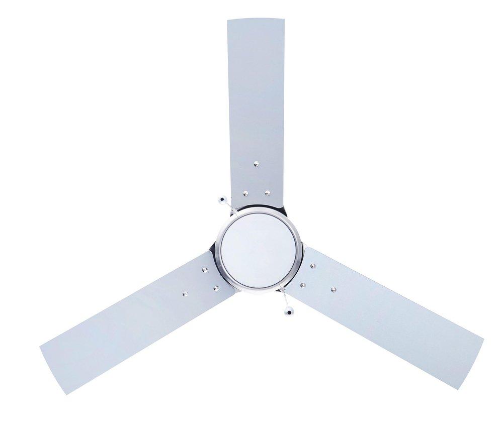 RP Lighting Brushed Nickel 42 in. 3-Blade Indoor Ceiling Fan 