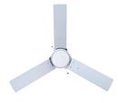 RP Lighting Brushed Nickel 42 in. 3-Blade Indoor Ceiling Fan 