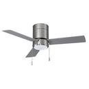 RP Lighting Brushed Nickel 42 in. 3-Blade Indoor Ceiling Fan 
