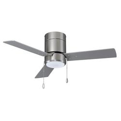 42 in. 3-Blade Indoor Ceiling Fan in Brushed Nickel/Brushed Nickel