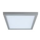 13 in. LED Square Ceiling Mount Light in Brushed Nickel 