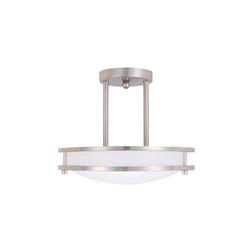 Flush Mount Ceiling Light in Brushed Nickel
