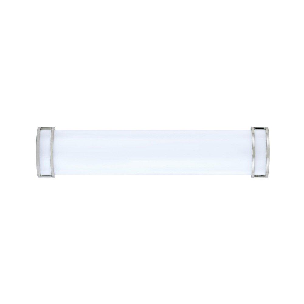 24 in. LED Linear Vanity Light in Brushed Nickel 