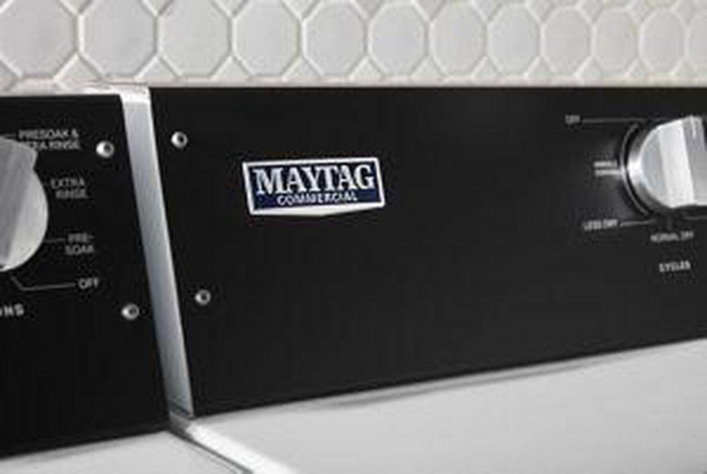 Maytag White 27 x 29-1/4 in. 240V 7.4 cu. ft. Electric Front Load Dryer 