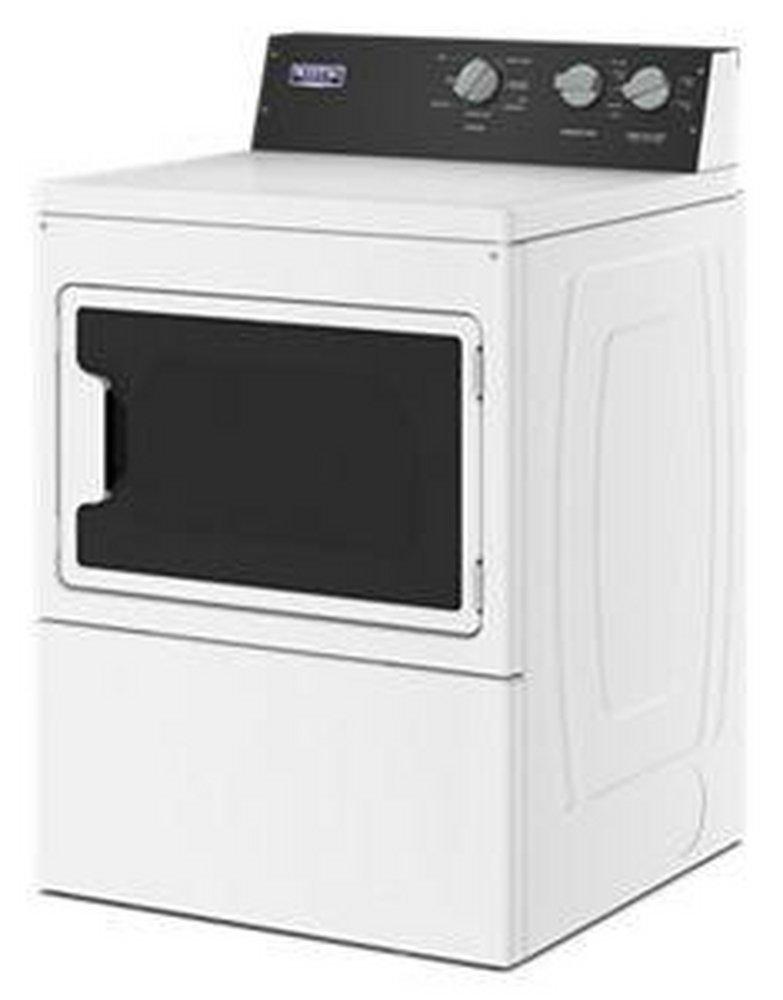 Maytag White 27 x 29-1/4 in. 240V 7.4 cu. ft. Electric Front Load Dryer 
