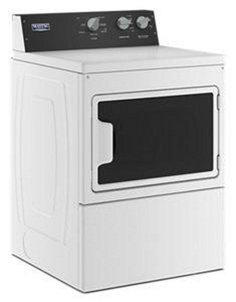 Maytag White 27 x 29-1/4 in. 240V 7.4 cu. ft. Electric Front Load Dryer 