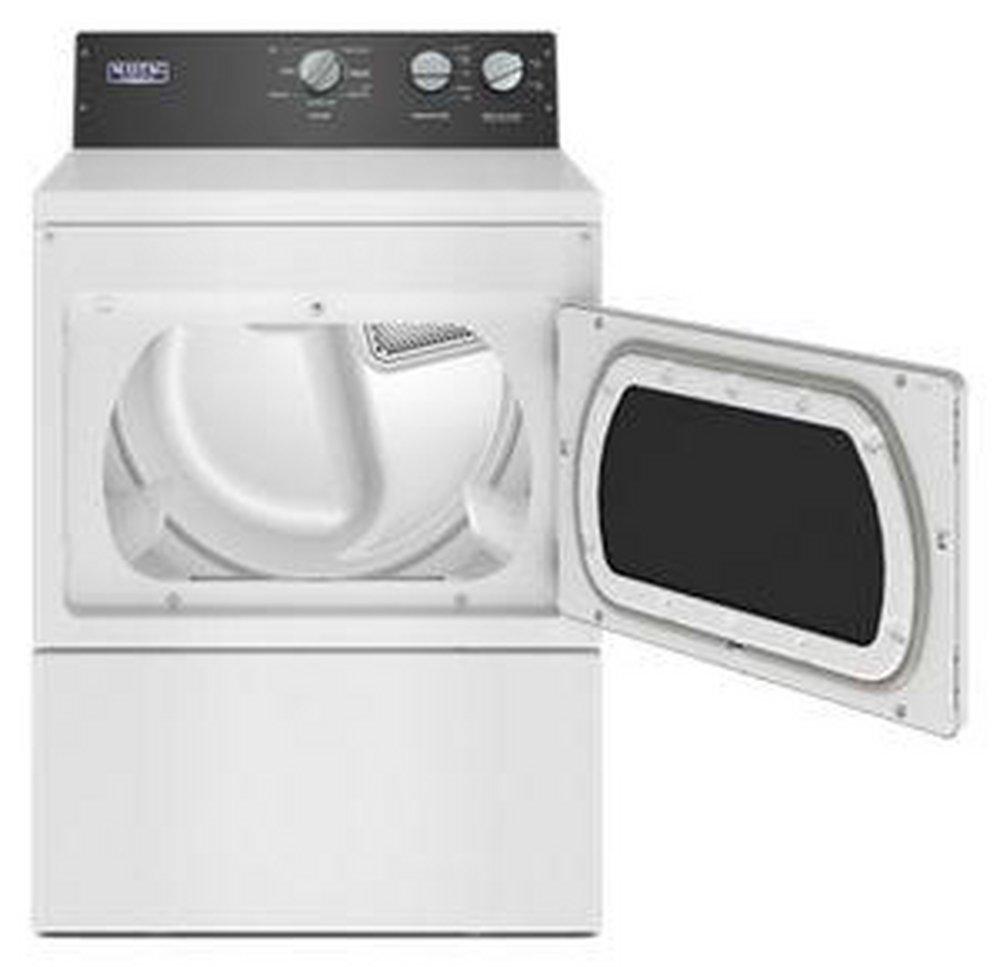 Maytag White 27 x 29-1/4 in. 240V 7.4 cu. ft. Electric Front Load Dryer 