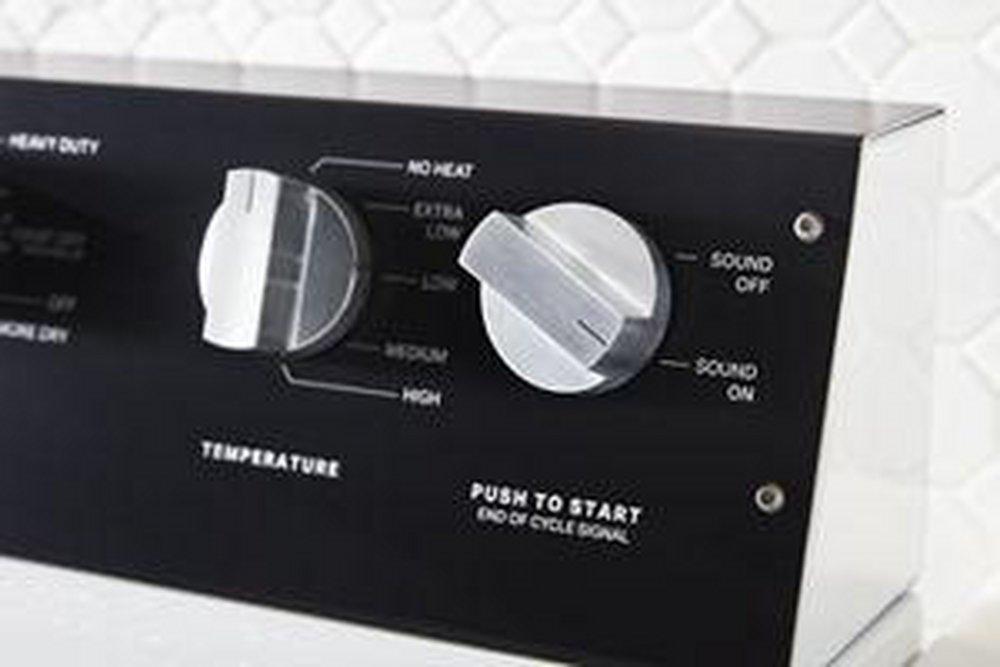 Maytag White 27 x 29-1/4 in. 240V 7.4 cu. ft. Electric Front Load Dryer 