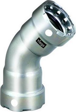 1-1/4 in. Press 304 Stainless Steel 45 Degree Elbow