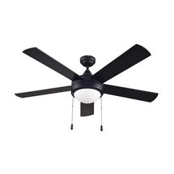 52 in. 5-Blade Indoor Ceiling Fan in Matte Black