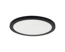 12 in. LED Color Selectable Round Flat Panel Ceiling Fixture in Matte Black
