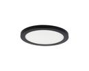 9 in. LED Color Selectable Round Flat Panel Ceiling Fixture in Matte Black