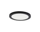 9 in. LED Color Selectable Round Flat Panel Ceiling Fixture in Matte Black 