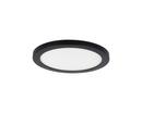 9 in. LED Color Selectable Round Flat Panel Ceiling Fixture in Matte Black 