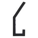 ELTER MODERN BRASS DOUBLE HOOK - MATTE BLACK 