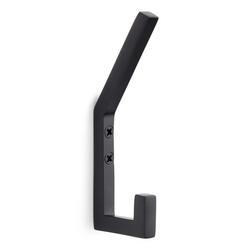 Double Robe Hook in Matte Black