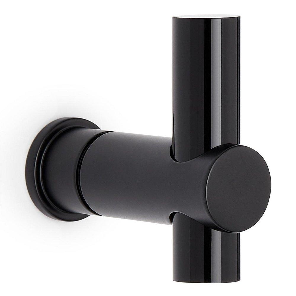 Robe Hook in Black/Matte Black 