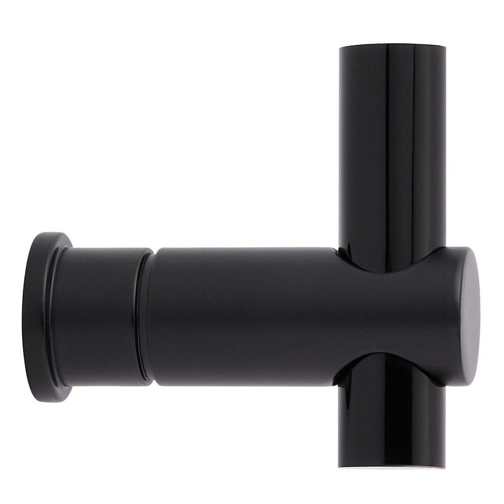 Robe Hook in Black/Matte Black 