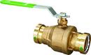 2-1/2 in. Brass Full Port Press Ball Valve