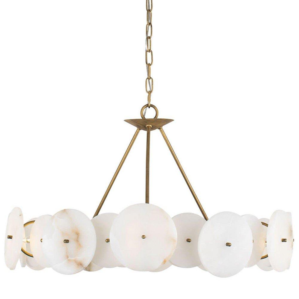COSMOS 6-LT CHANDELIER - HAVANA GOLD 