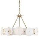 COSMOS 6-LT CHANDELIER - HAVANA GOLD 