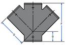 3 in. HP NH Double Wye Y