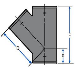 8 in. x 3 in. HP NH Wye Y