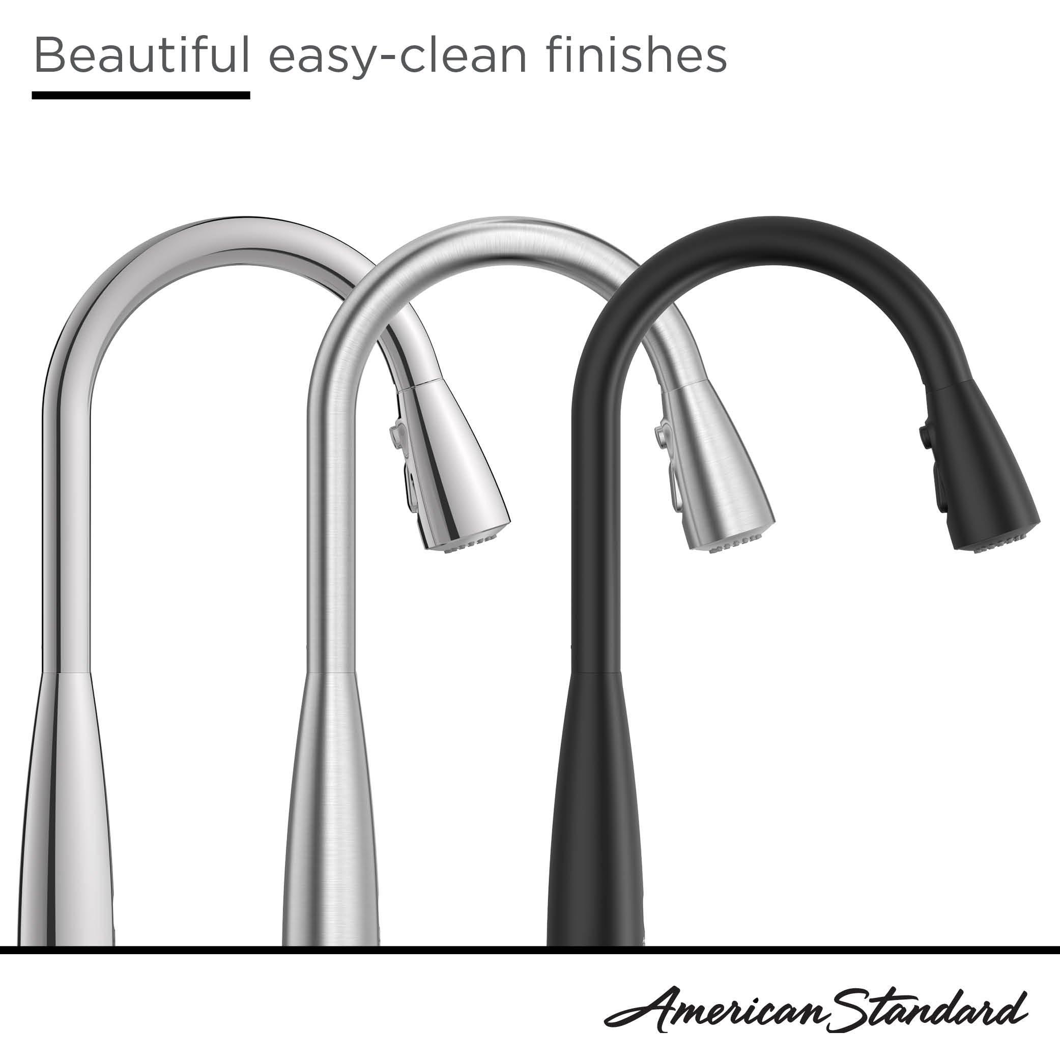 Single Handle Pull Down Kitchen Faucet in Polished Chrome 