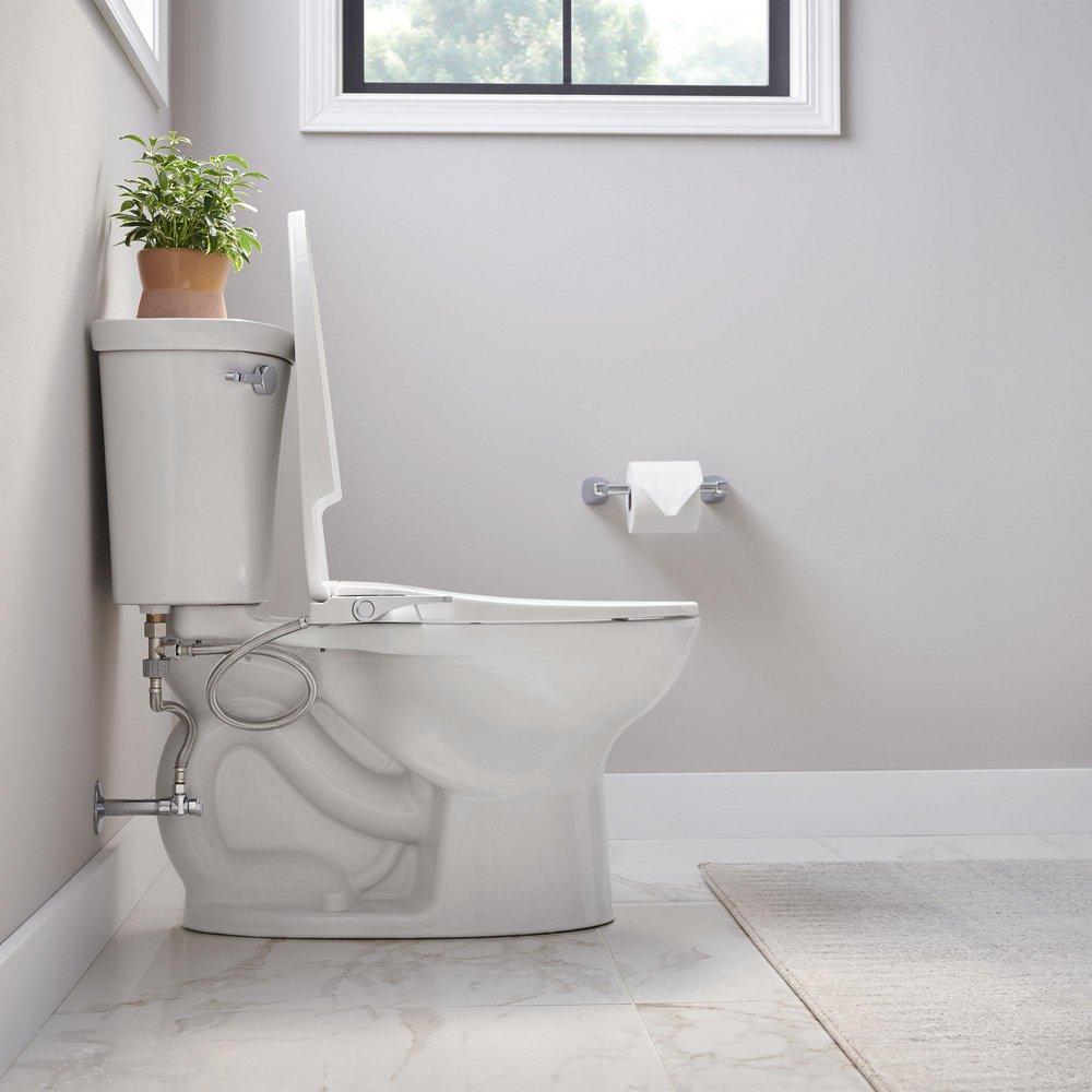 American Standard White Elongated Closed Front Bidet Seat 