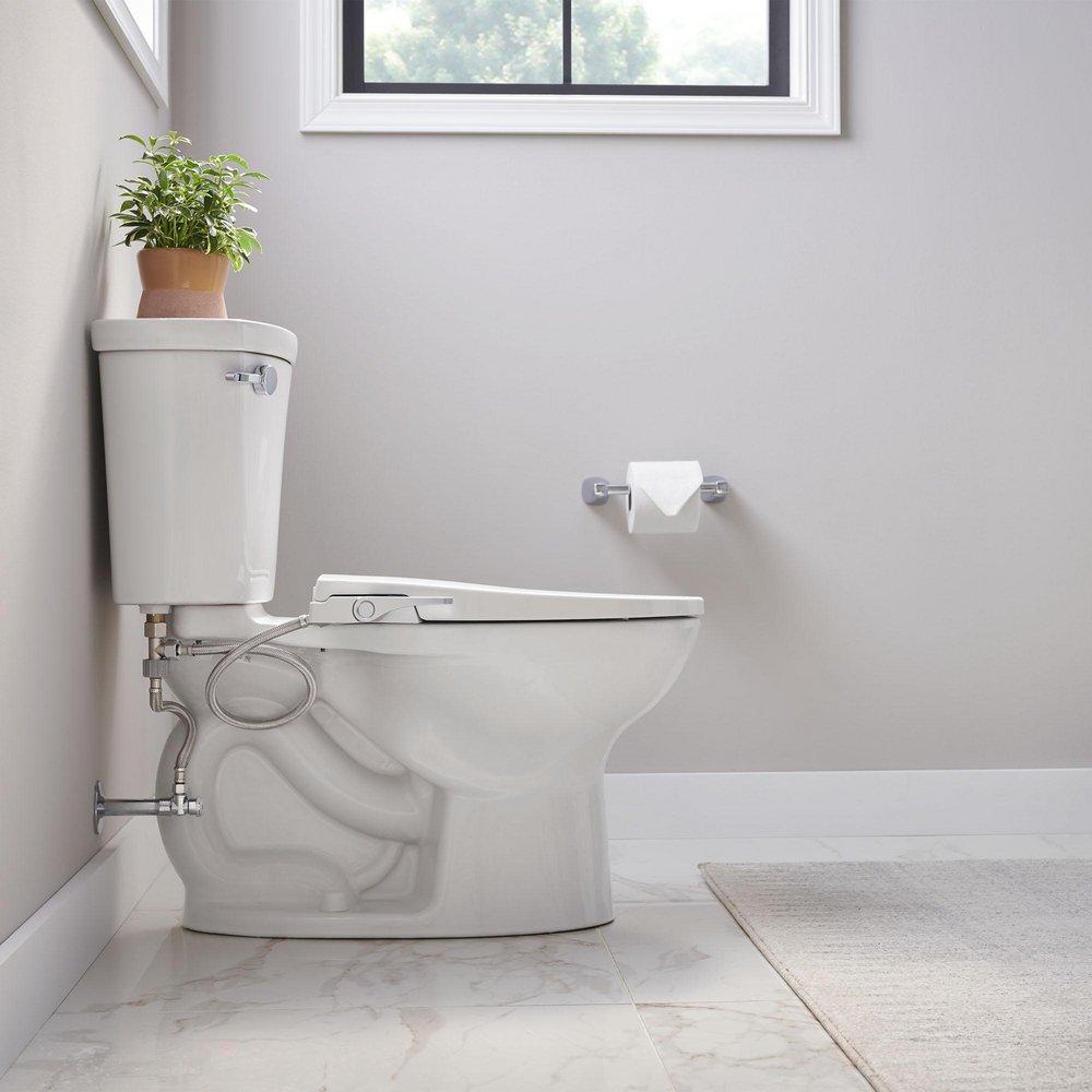 American Standard White Elongated Closed Front Bidet Seat 
