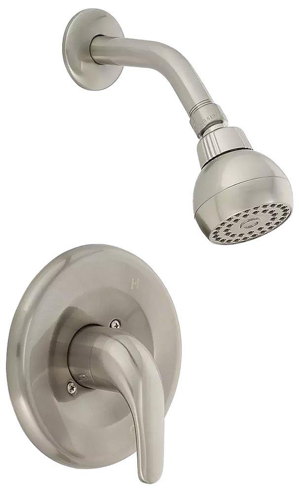 Single-Function Shower Faucet Trim in Brushed Nickel (Trim Only) 