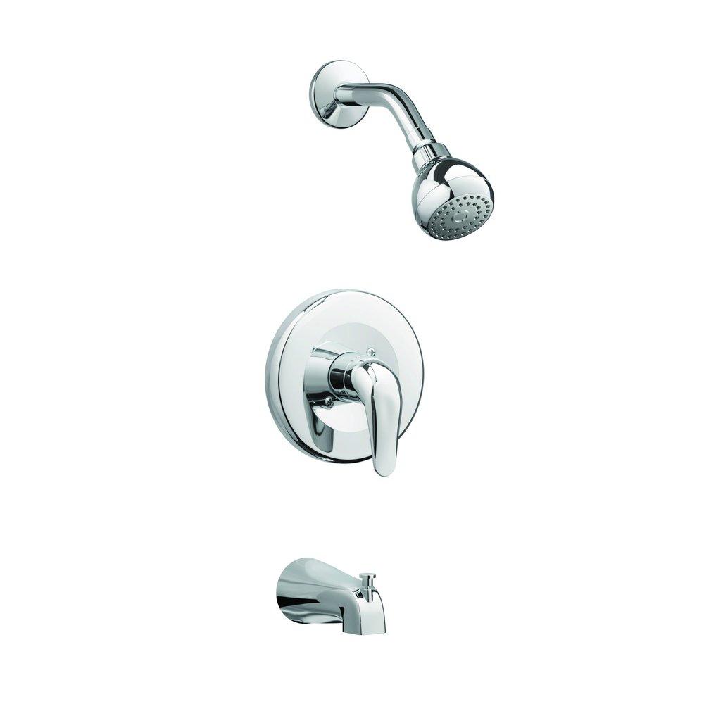 One Handle Single Function Bathtub & Shower Faucet in Chrome (Trim Only) 