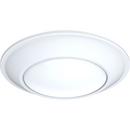 Contractor Select&trade; 6" SlimBasics&trade; JSBT Tapered Switchable White LED Surface Mount Disk Light with Motion Sensing 