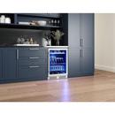 24 in. Single Zone Under Cabinet Beverage Cooler in Stainless Steel with Reversible Door 
